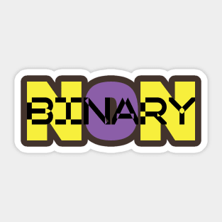 Non binary Sticker